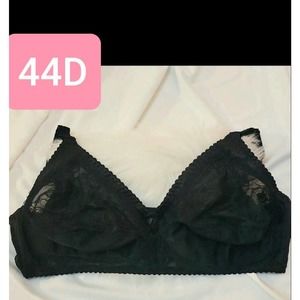 Full Coverage Lace &Sateen Bra size 44D